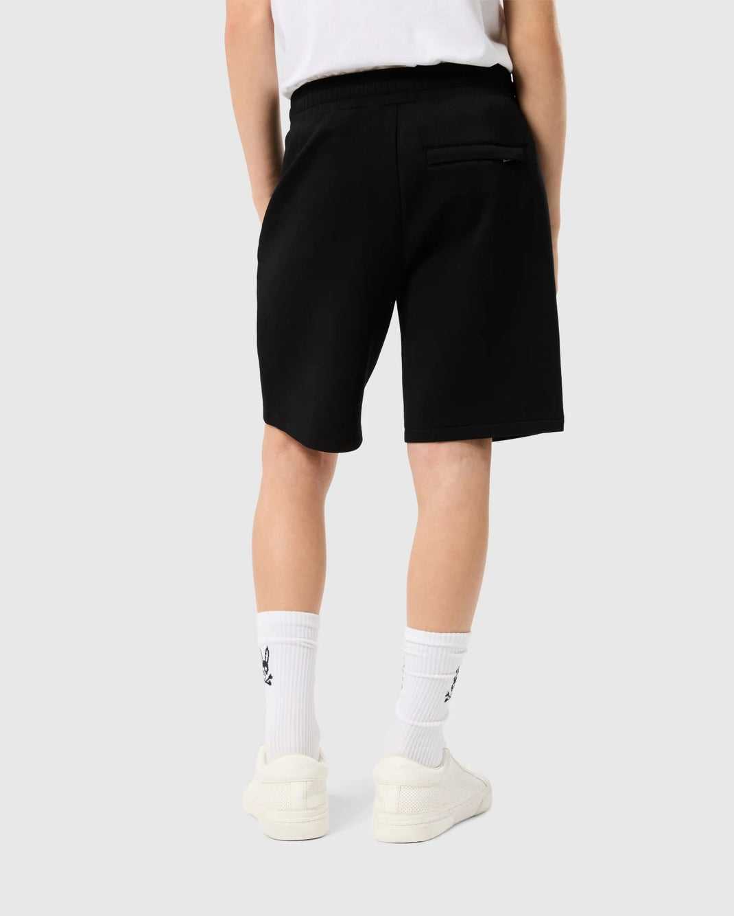 Short Psycho Bunny Lyons Sweatshort Noir Enfant | SPD-41655365